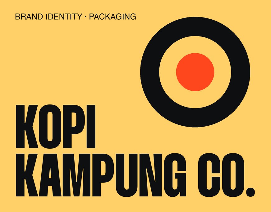Kopi Kampung Co.: Branding & Packaging project by Easify
